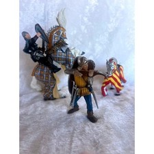 Lot of Papo Schleich Medieval Knights Horses Archer Action Figures Fantasy Toys