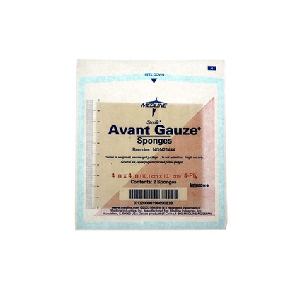 #ad Medline Avant Non Woven Gauze Sponges 4x4quot; 4 Ply Pack of 50x2 NON21444 $9.74