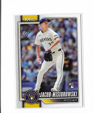 2026 Topps Series 1 Baseball - Jacob Misiorowski #10 (RC) Rookie Base Brewers