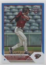 2023 Topps Pro Debut Blue Foil 60/150 Sterlin Thompson #PD-185 0x2a