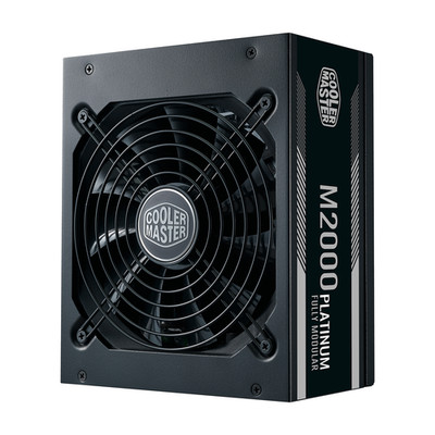 CoolerMaster 2000W M2000 Platinum 80 PLUS Active PFC Retail Full-Modular Cabling