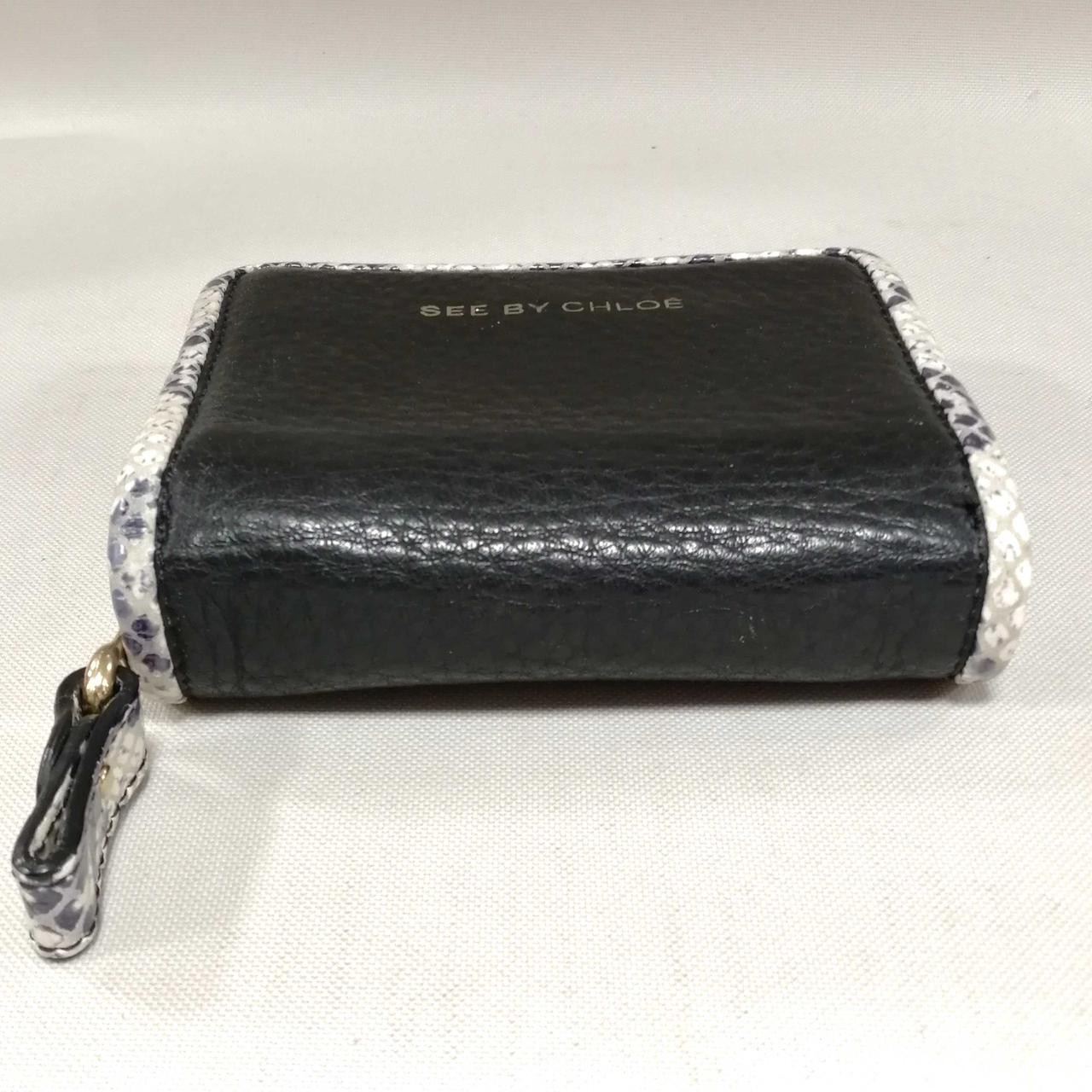 Bi Fold Wallet Model Black Python Pattern SEE BY … - image 10