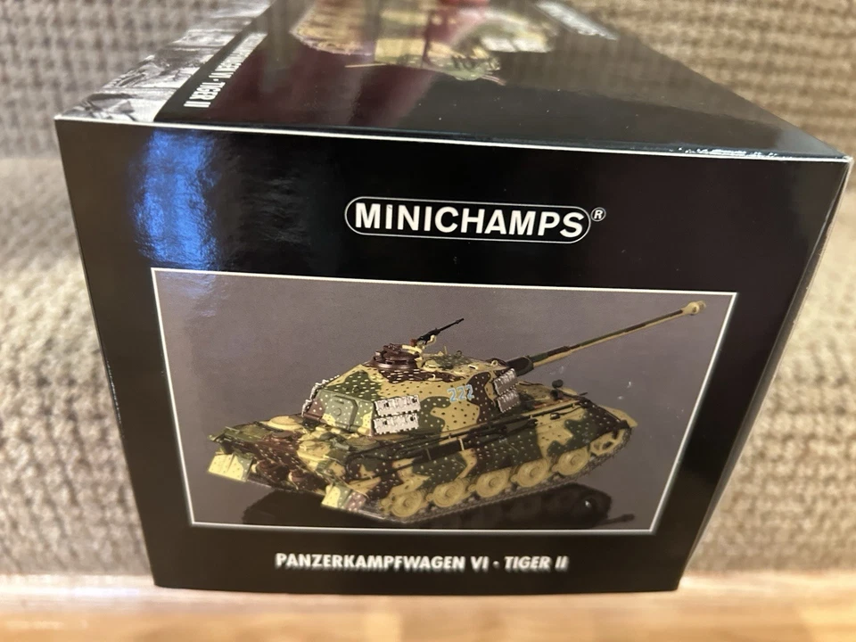 Minichamps 1:35 German King Tiger, K Sowa Abt. 502, Ardennes 1944, No. 350013000 - Image 4 of 4