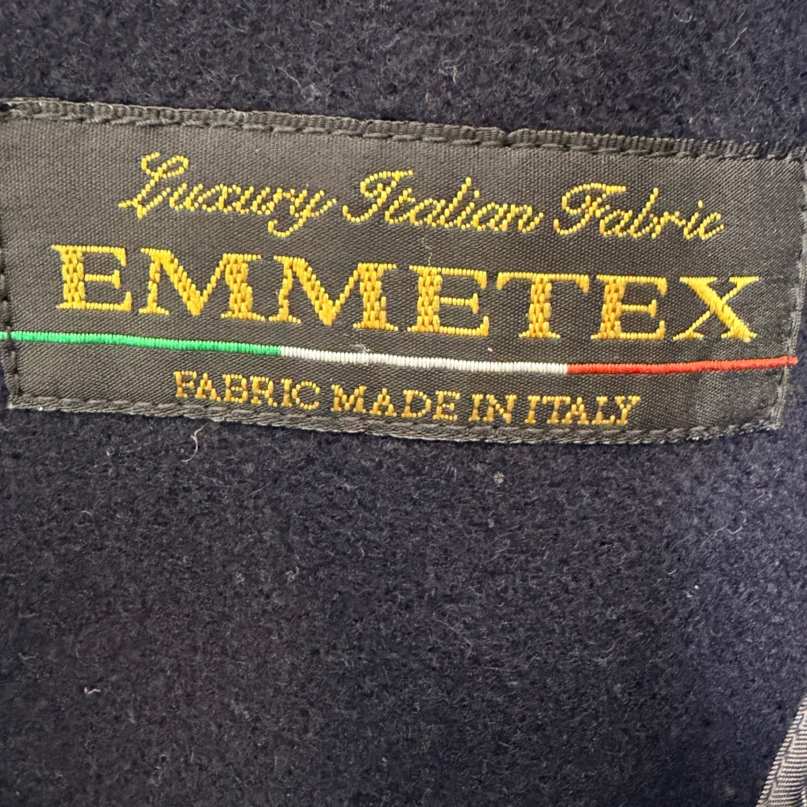 Banana Republic Wool Blend Double Breasted Peacoat Emmetex Italy Navy Medium