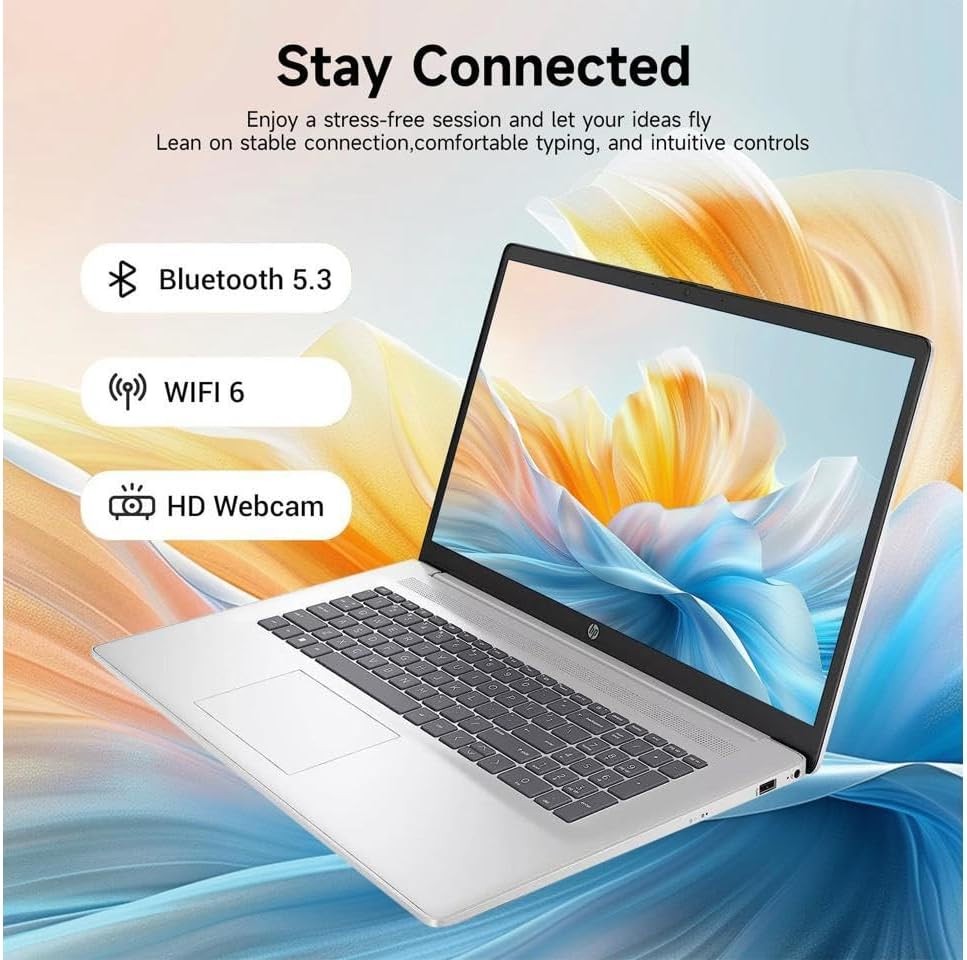 Laptop HP de 17.3" HD+ táctil: Intel Core i3-N305 - 4GB | 128GB - Windows 11, imagen 3
