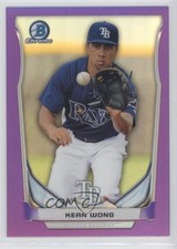 2014 Bowman Chrome Prospects Purple Refractor 49/150 Kean Wong #BCP2 1h5