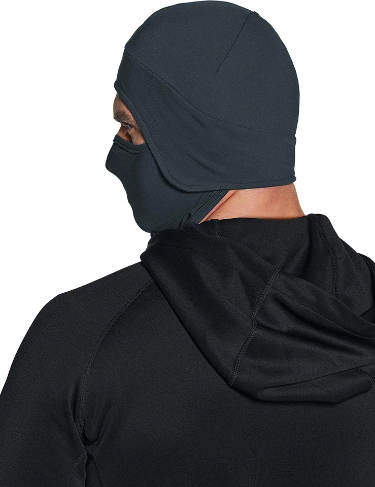 TSLA Hombre y Mujer Térmico Polar Calavera Grande, Gorra con Máscara Carbón Foto 2 de 4