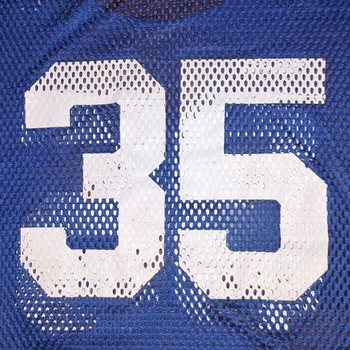 Mens Vintage Champion Blue Mesh Practice Warm-Up Jersey #35 Size XL Made In USA - Picture 7 of 9