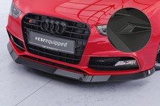 Cup Spoiler Lippe Front Ansatz matt Carbon Look für Audi A5/S5 8T CSR-CSL187-M