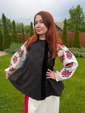 Vintage folk vest/Ukrainian Kersetka/Wear traditional/corset/festive