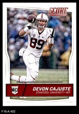 2016 Score #402 Devon Cajuste 49ers RC Stanford 8 - NM/MT