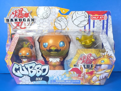 Bakugan 2021 Gold King Cubbo Deka Pack Jumbo Collectible Transforming Figure