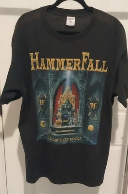 Delta Pro Weight HammerFall Legacy of Kings Black Graphic T-Shirt XL