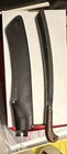 El Salvador Condor Machete Steel Blade w/ Wood Handle, Full Tang, Brown Sheath — photo 1
