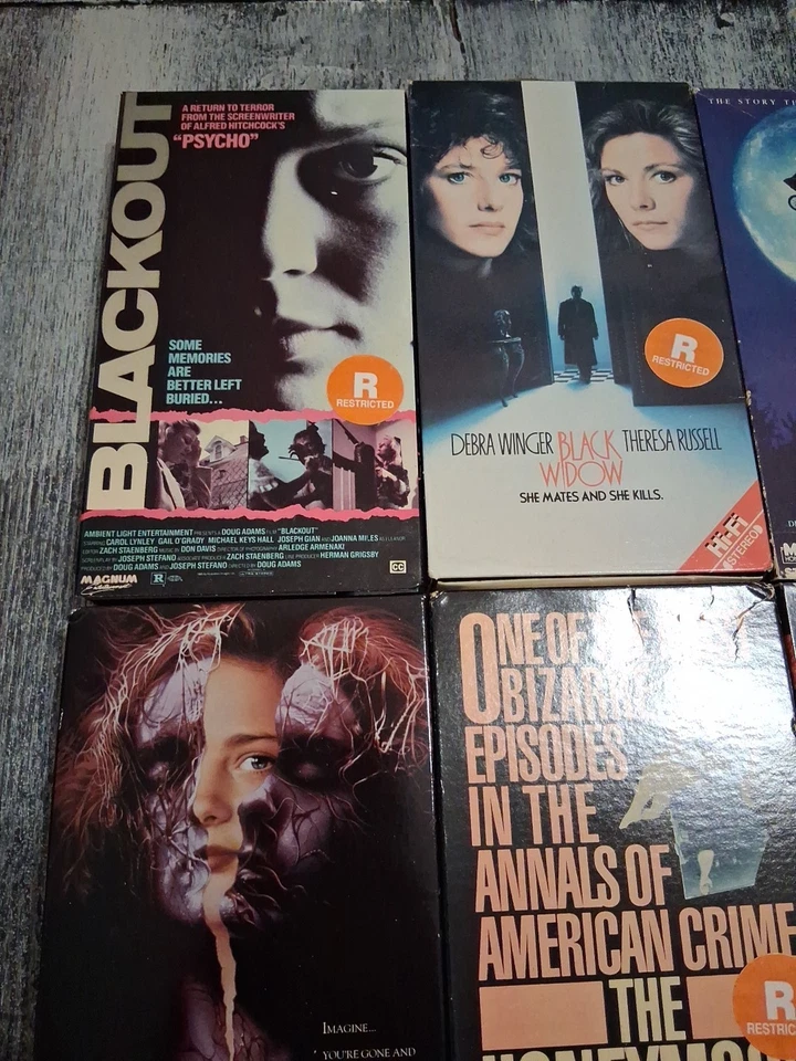 Vtg  Horror Lot Vhs Tapes Blackout, Shortcake Circuit,  They & More 10 Total - Image 4 of 4