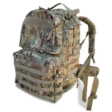 Military Backpack Tactical Bag – MultiCam Molle Backpack with Frame, Straps, 