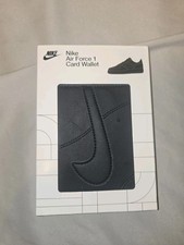 Nike Air Force 1 Card Wallet Black New