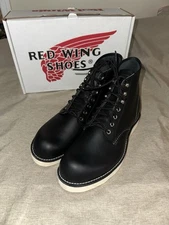 Red Wing 8165 "Irish Setter" Black Chrome Leather Round Toe. Men’s 9.5D. New