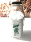 Vintage The Myrtles Diary Products Small Glass Milk Bottle Coos Bay Oregon