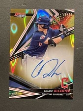 2022 Bowman's Best Best of 2022 Autographs Chase Delauter #B22-CD Yellow /75