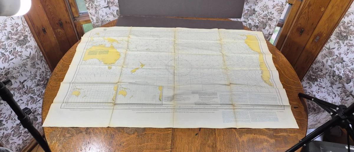 Nautical Map In Antique Maritime Charts for sale | eBay