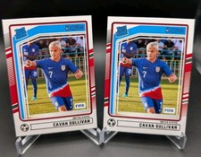 (2) Cavan Sullivan 2024-25 Panini Donruss FIFA Rated Rookie #184 USA