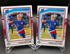 (2) Cavan Sullivan 2024-25 Panini Donruss FIFA Rated Rookie #184 USA
