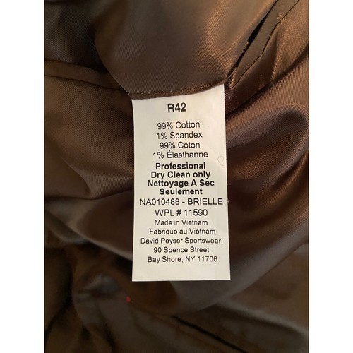 Nautica Men's 42 Regular Corduroy Sport Coat Modern Fit Camel Brown NEW - 第 9/9 張圖片