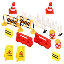  2 Pack Street Signs Toy Traffic Kids Construction and Cones Site Toys