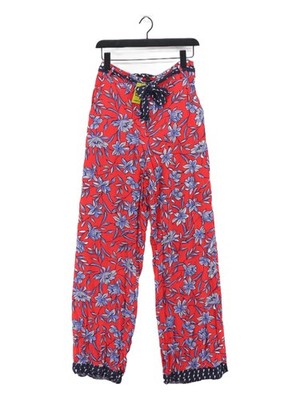 LTS - Long Tall Sally Damen Hose UK 8 rot 100% Viskose Chino