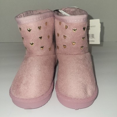 Olivia Miller Toddler OMG Heart Stud Boot Size 7