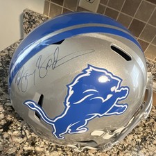Barry Sanders Detroit Lions Autographed Speed Rep 