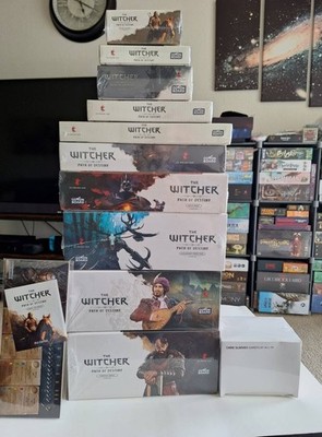 The Witcher: Path of Destiny Gameplay ALL-IN w/Tokens, Sleeves, Geralt & Extras