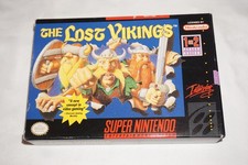 Lost Vikings 1 (Super Nintendo SNES) Complete in Box CIB