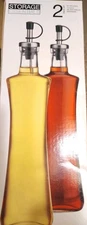 New Storage Home Essentials 12 Oz. Oil & Vinegar Bottle Dispensers Kitchen Dine