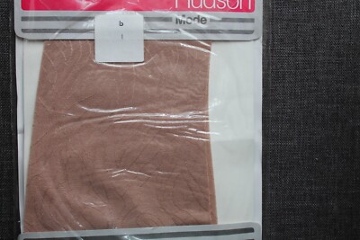 Vintage Hudson Mode Strumpfhose Gr. 38-40 Perle Muster B-Sorte Neu OVP