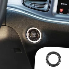 Engine Ignition Start Stop Button Ring Trims for Dodge Charger/Challenger 2010+