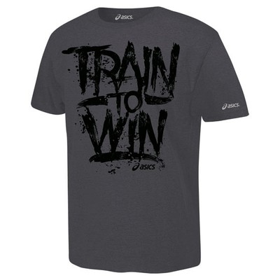 Asics ''Train to Win'' Short Sleeve Cotton Shirts FREE SHIPPING!