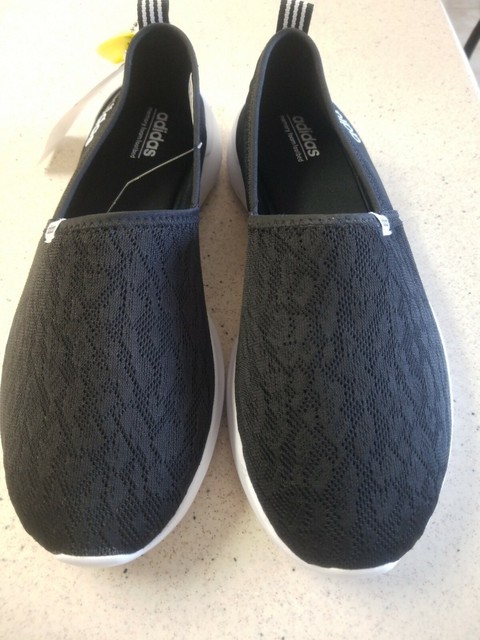 adidas neo cloudfoam slip on