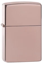 Zippo Windproof High Polished Rose Gold Lighter, 49190, New In Box