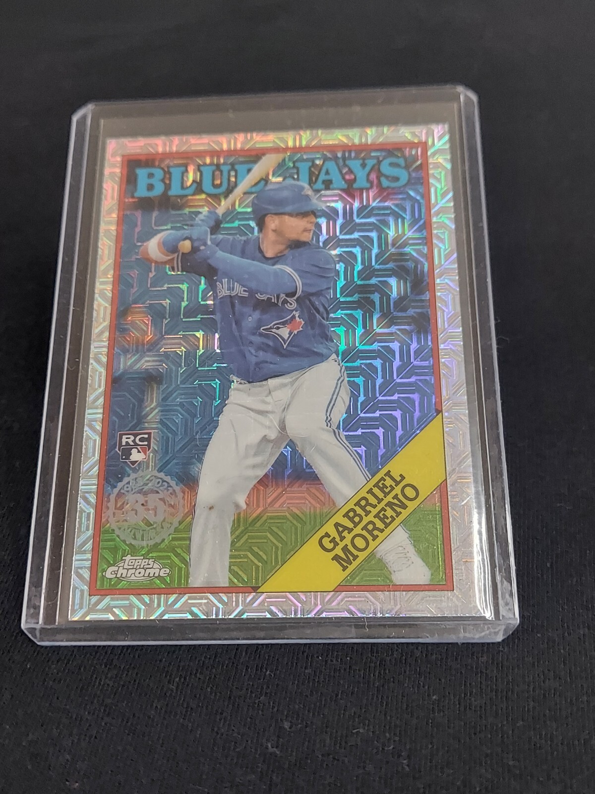 Gabriel Moreno RC 2023 Topps Chrome Silver Pack Series 1 1988 Mojo Refractor