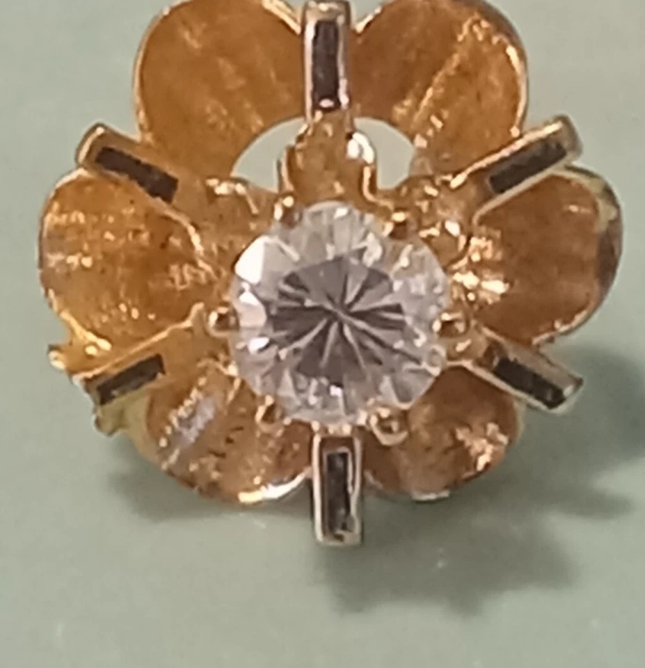 Juego de brazalete colgante buttercup solitario diamante oro 14k multi piedras preciosas Foto 2 de 4