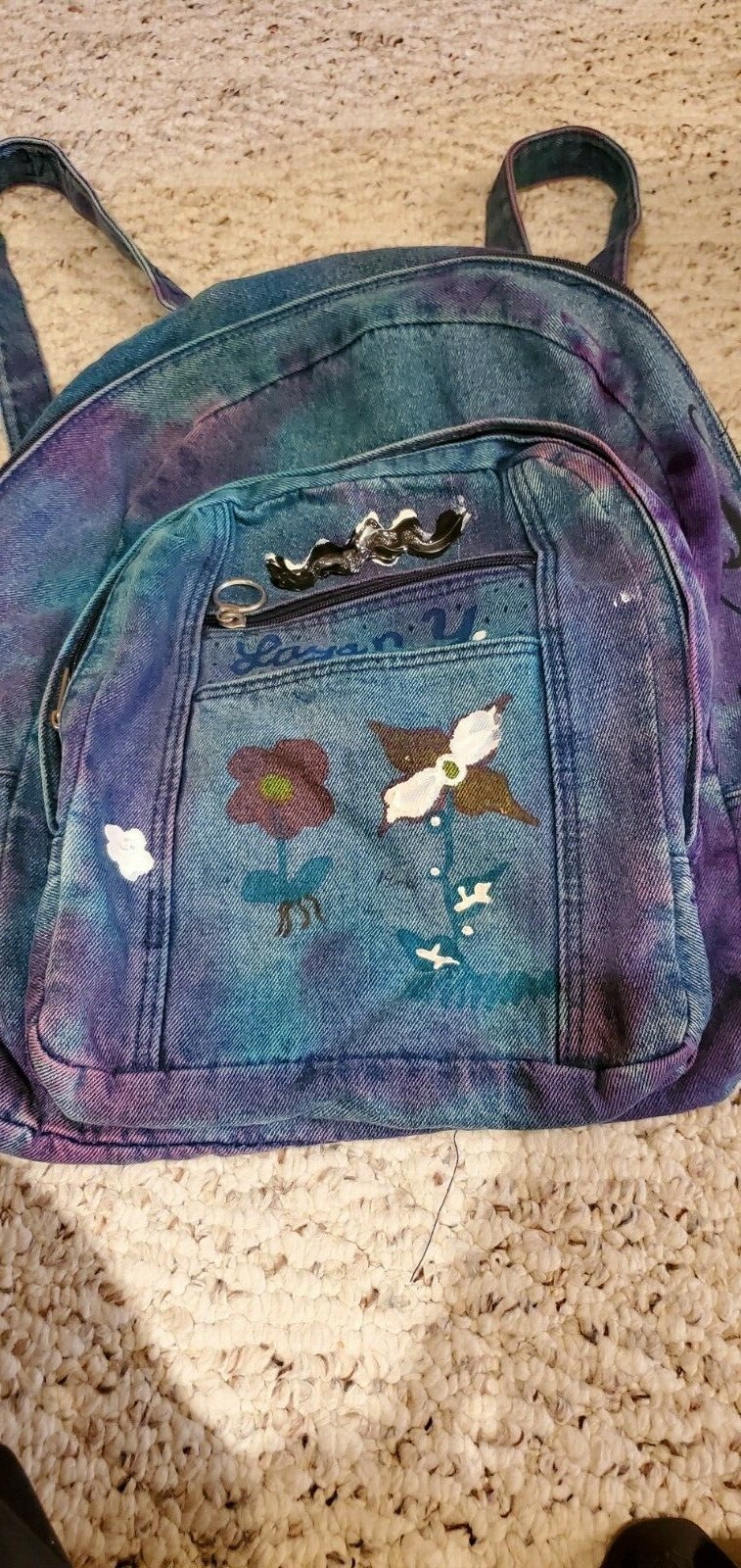 Jeans denim back bag 17