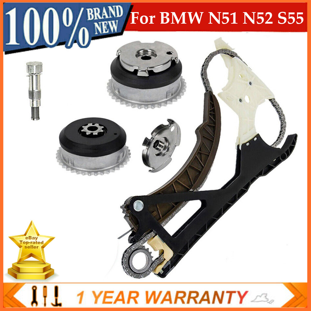 N51 N52 N55 Engine Timing Chain Kit Exhaust &amp; Intake Camshaft VVT 