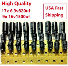 26pcs XBOX 360 Condensatori Scheda Madre Ricambio Kit Riparazione 820uf 6.3v