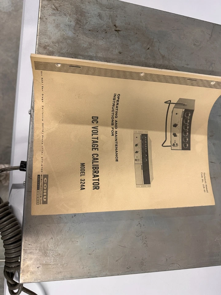 DC VOLTAGE CALIBRATOR MODEL 324A - Image 4 of 4