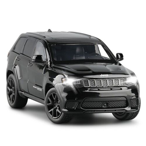 1:32 Jeep Grand Cherokee Trackhawk Model Car Vehicle Sound&Light Kid Diecast Toy - Picture 6 of 12