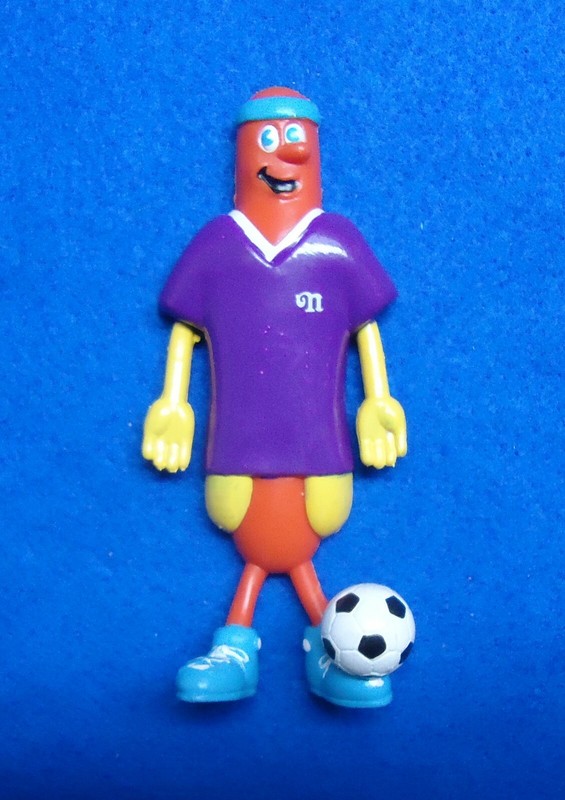 Vintage Nathans Hotdog Soccer player figure