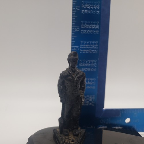 Anthracite Coal Miner Trophy Paperweight Wilkes-Barre Pennsylvania - As Is - Picture 14 of 19