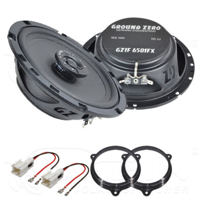 GROUND ZERO LAUTSPRECHER für NISSAN NV400 Facelift 2010-2014 Front Tür 165 #BXQ3